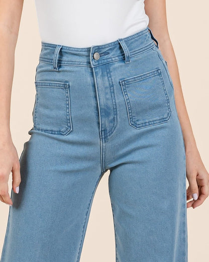 High Waist Wide Leg Jeans