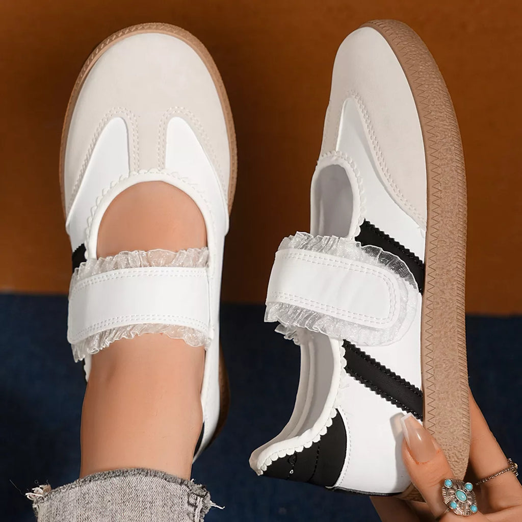 Round Toe Slip-Ons - round toe flat slip-on shoes, view 6