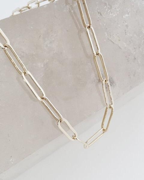 Piper Paperclip Chainlink Necklace