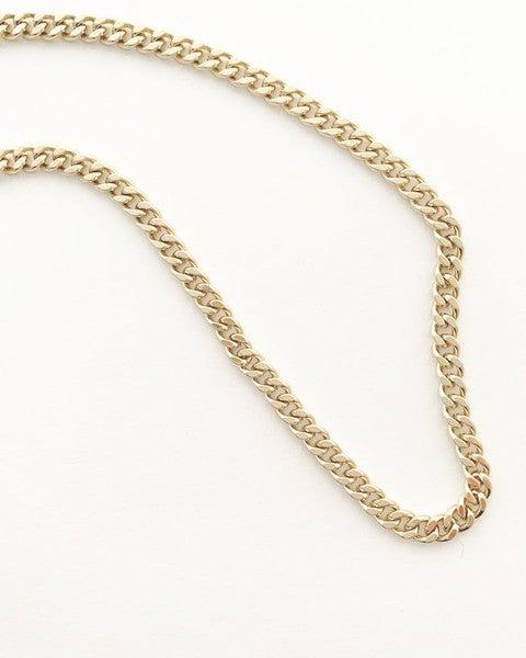 Fiona Thick Curb Chain Necklace