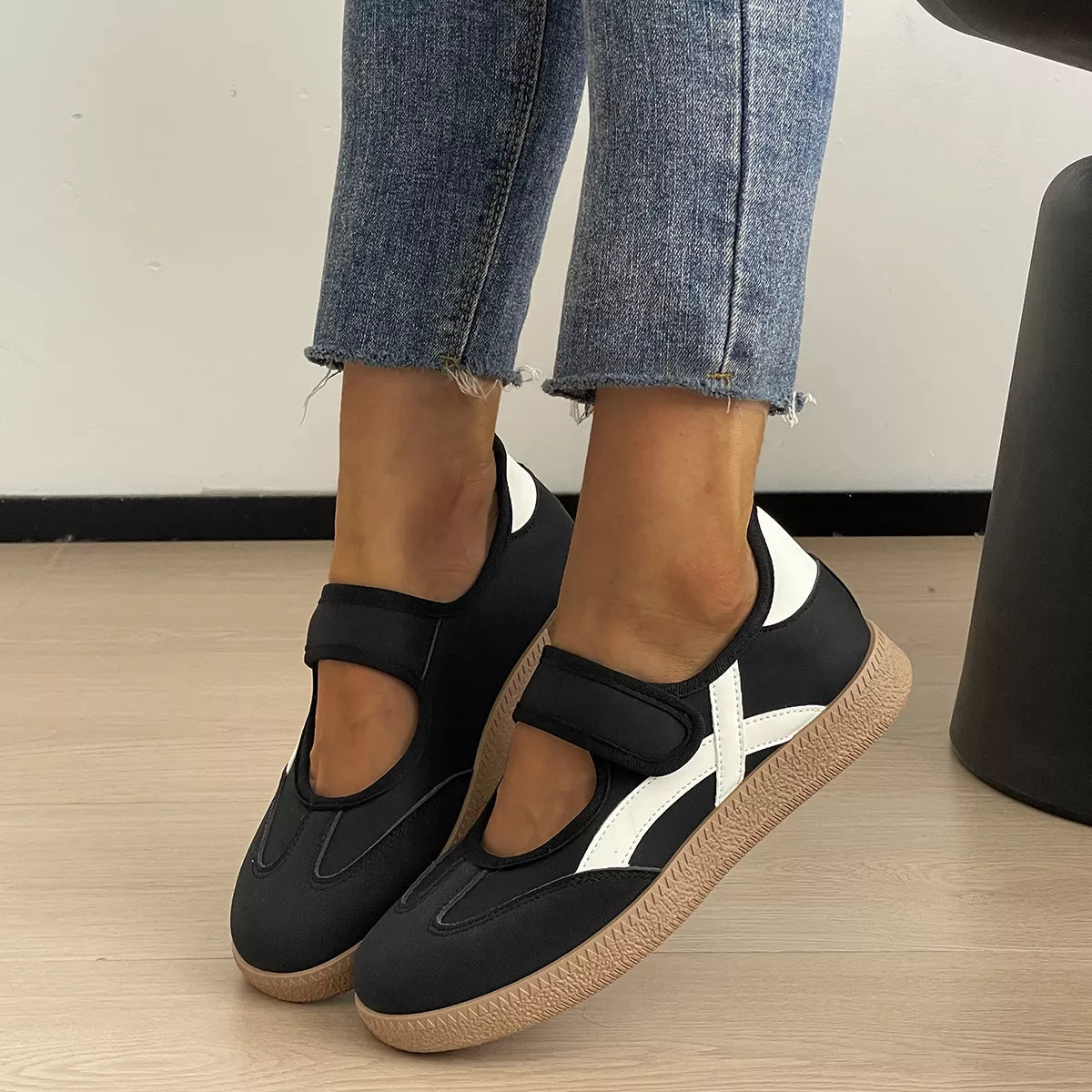 Round Toe Slip-Ons - round toe flat slip-on shoes, view 2