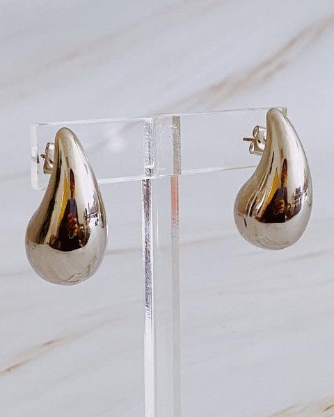 Statement Hollow Teardrop Earrings