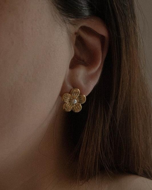 Classic Flower Stud Earrings