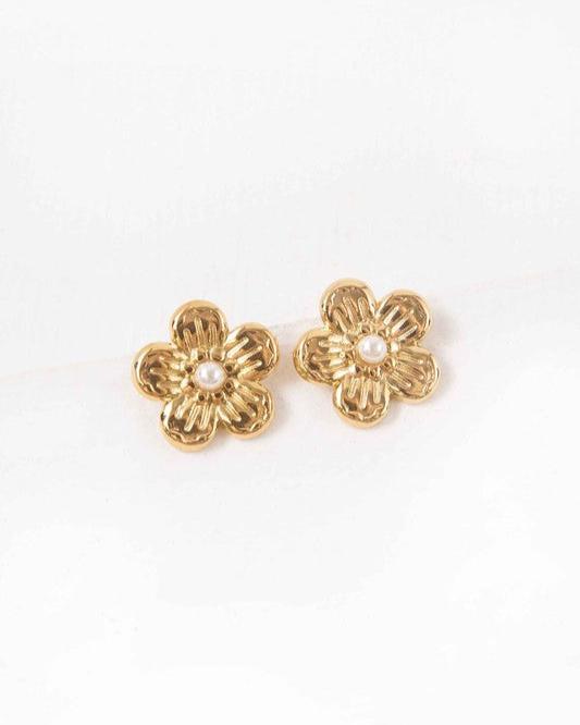 Classic Flower Stud Earrings