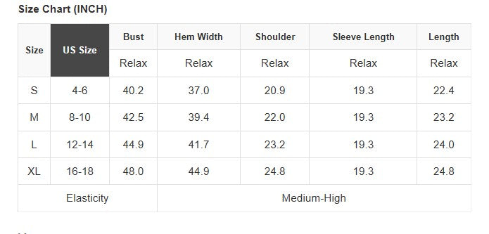 Stripe Colorblock Drop Shoulder Cardigan size chart