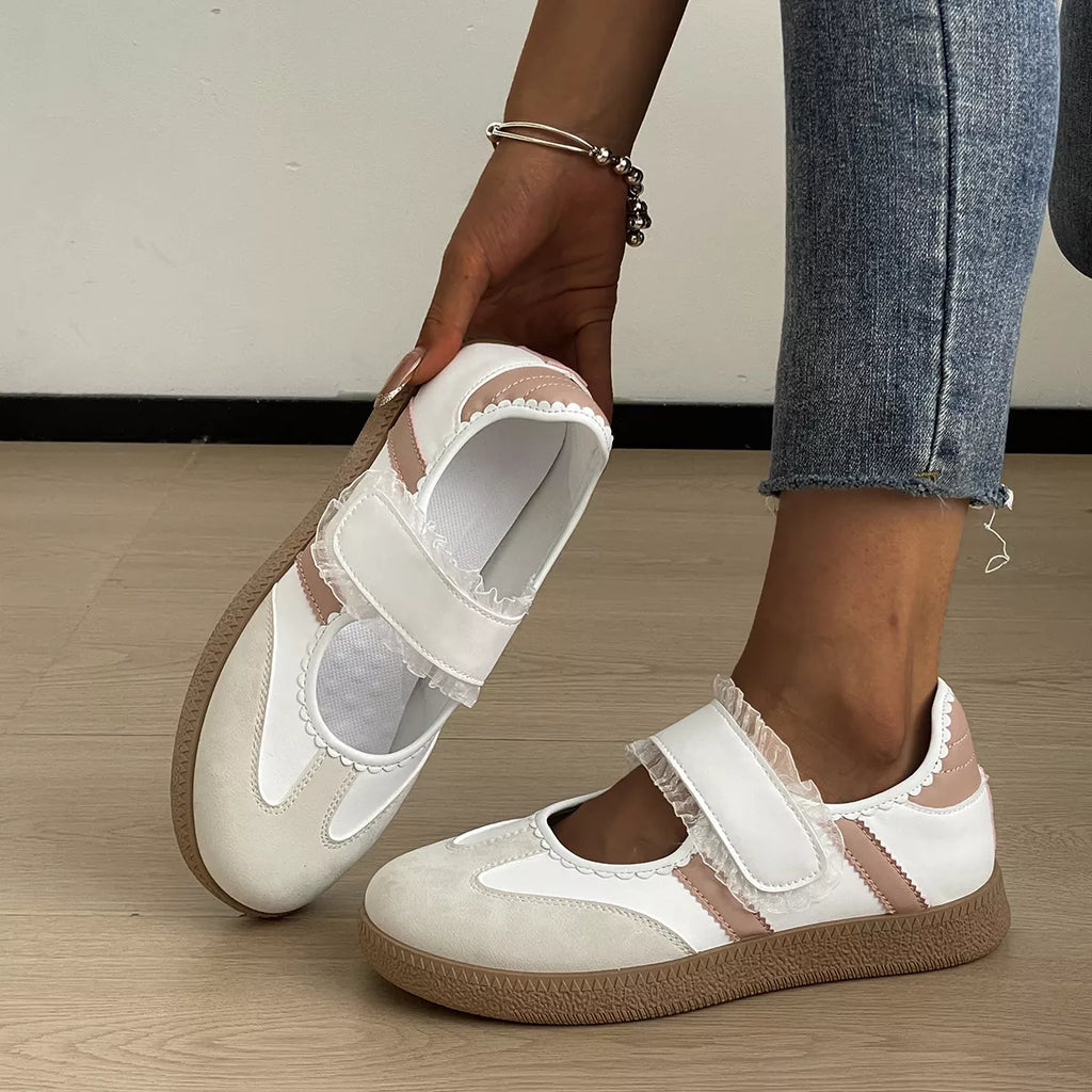 Round Toe Slip-Ons - round toe flat slip-on shoes, view 4