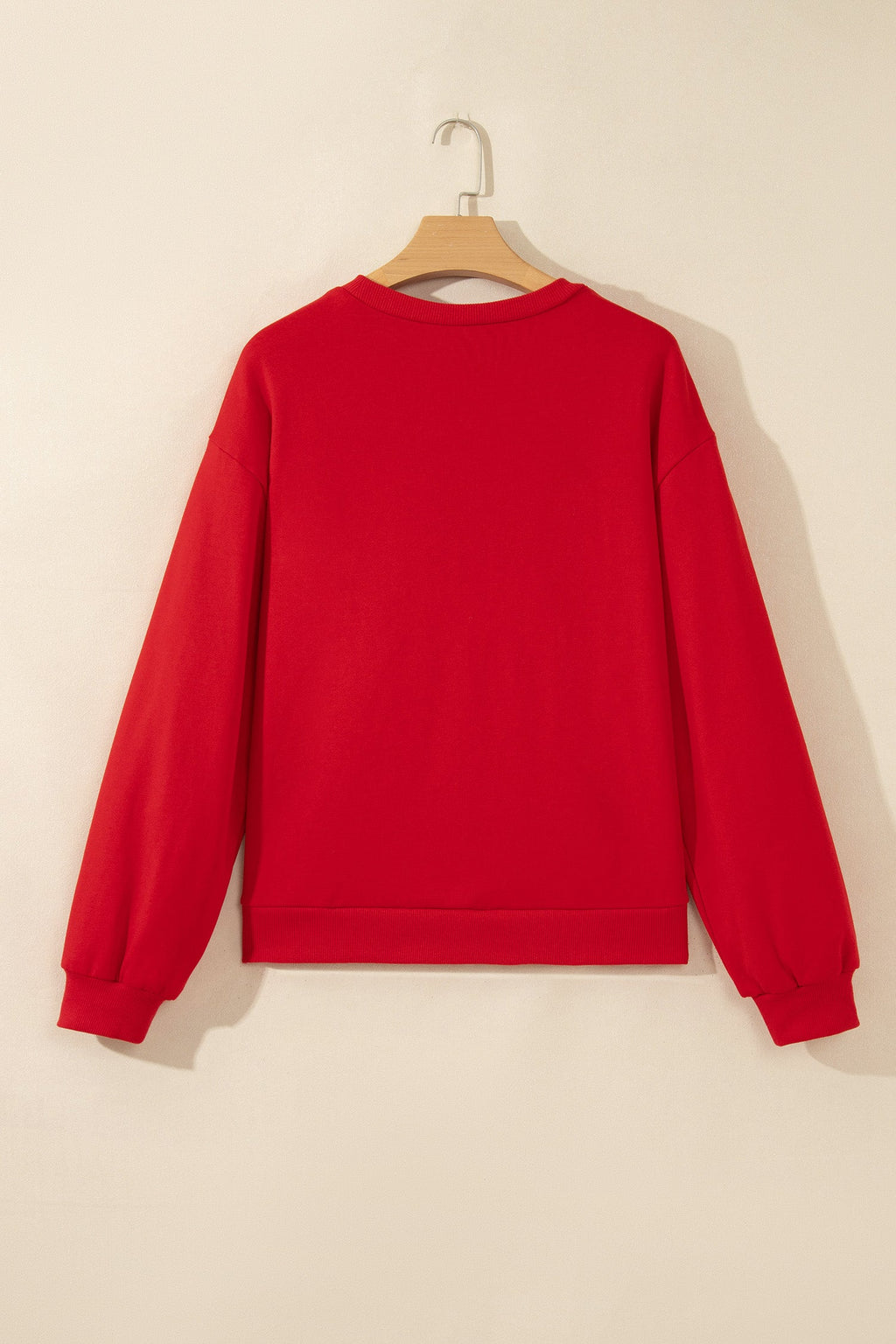 Game Day gingham patch embroidered sweatshirt, styled view