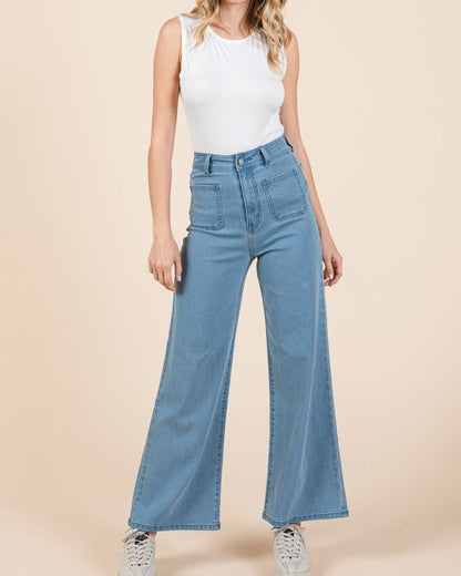 High Waist Wide Leg Jeans