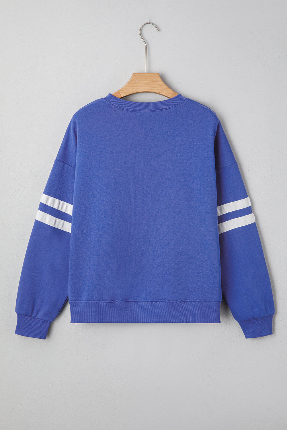 Oversized drop shoulder sweatshirt relaxed silhouette