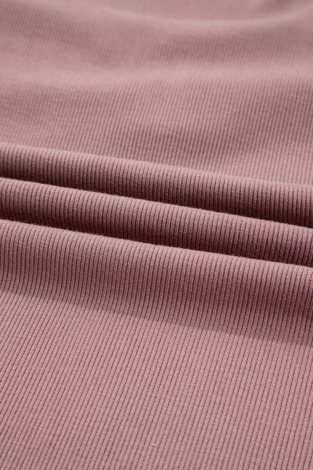 Burgundy ribbed long sleeve top fabric texture