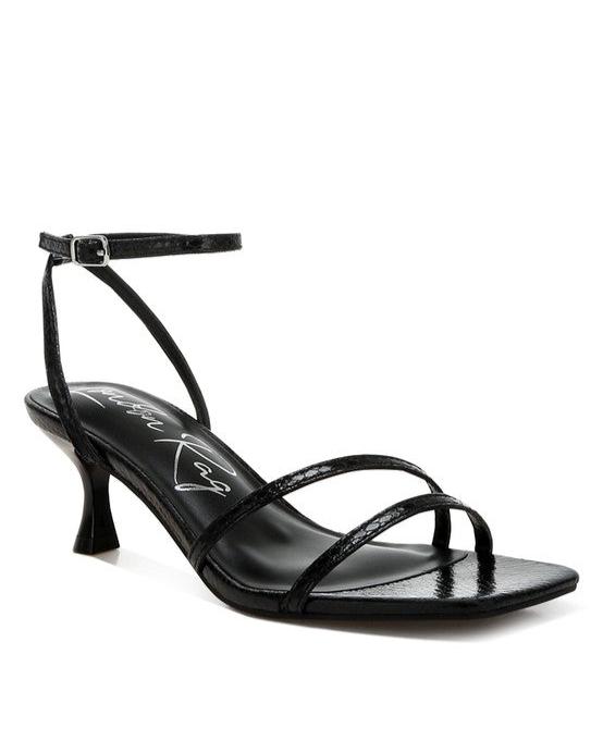 Deacon Strappy Kitten Heel