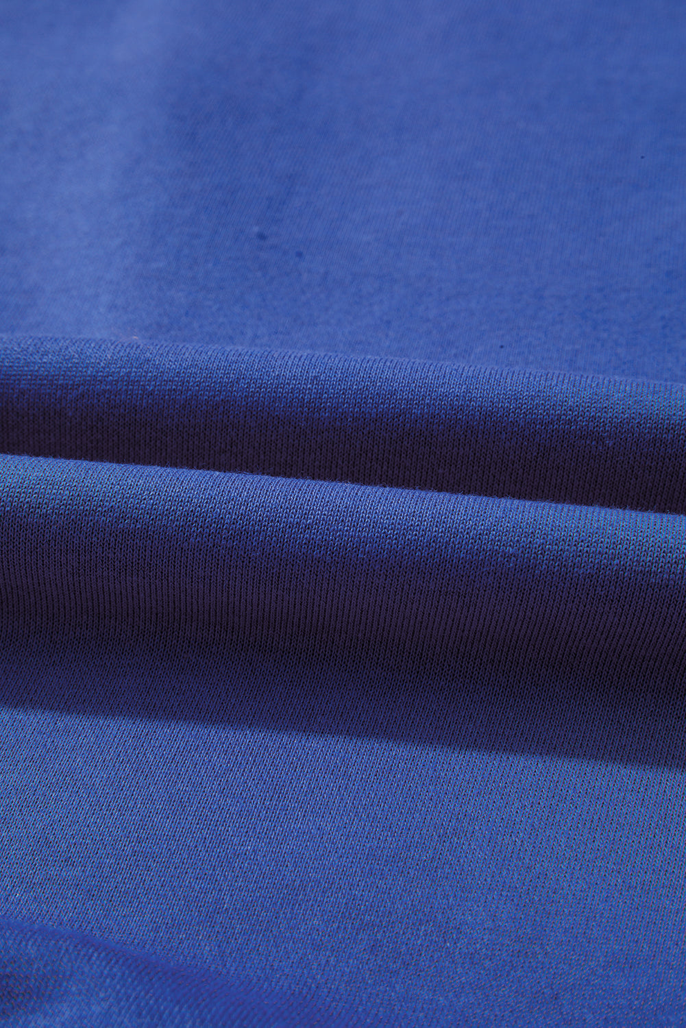 Varsity stripe sweatshirt fabric detail