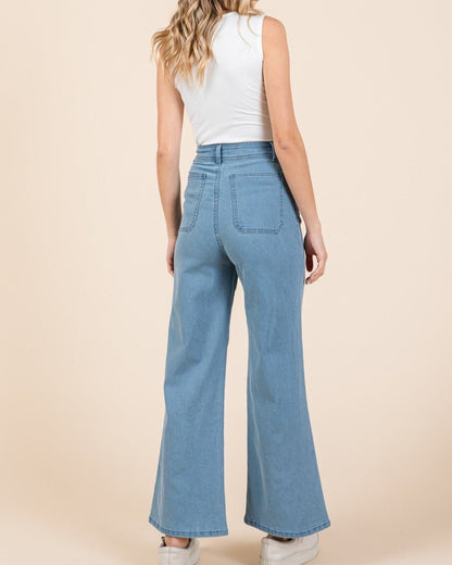 High Waist Wide Leg Jeans