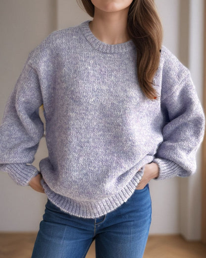 Round Neck Long Sleeve Sweater