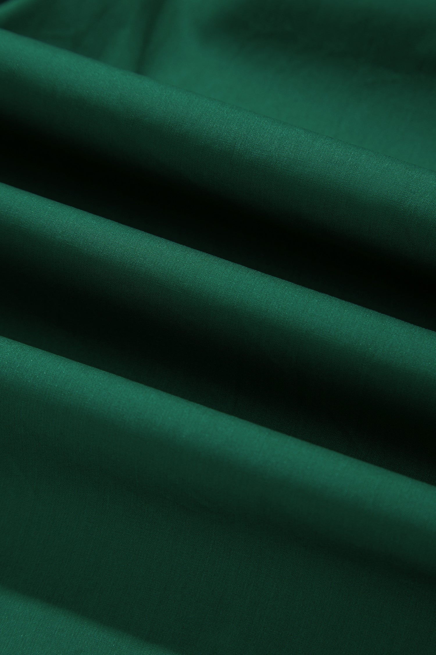 Plaid Contrast Trim V-Neck Short Sleeve Blouse in Evergreen, close-up detail