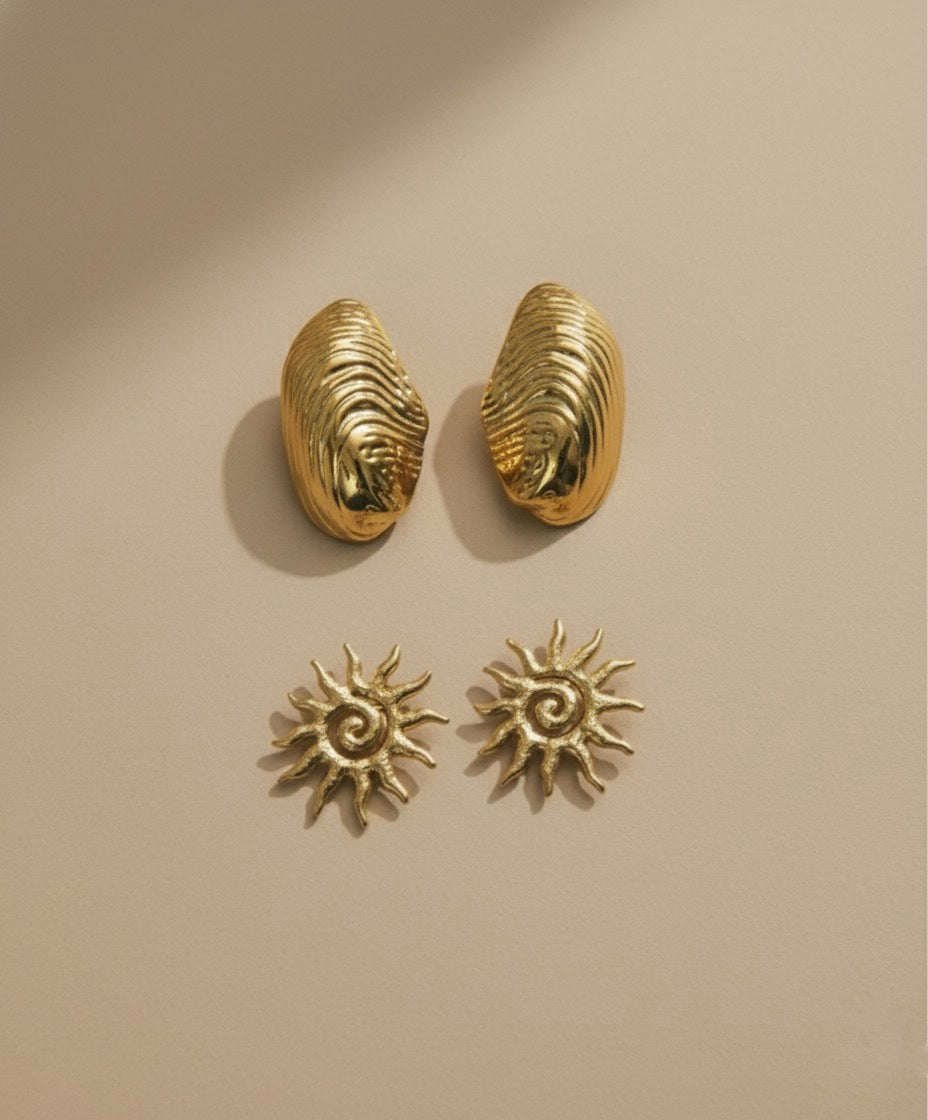 Isla Earrings - flat lay view