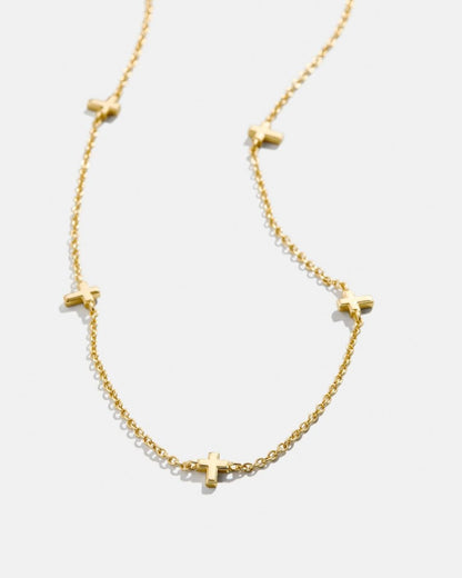 18K Gold-Plated Titanium Steel Necklace