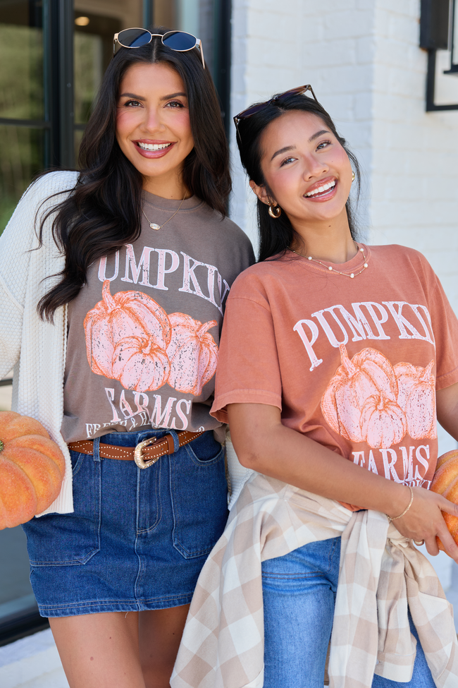 Pumpkin Farms Rust Graphic Tee, additional view