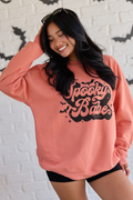 Spooky Babe Light Rust Graphic Sweatshirt, front view