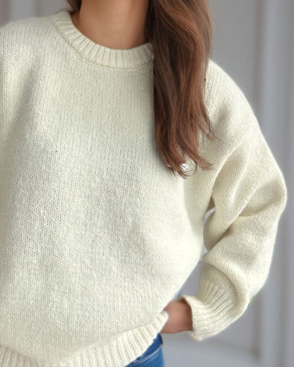 Round Neck Long Sleeve Sweater