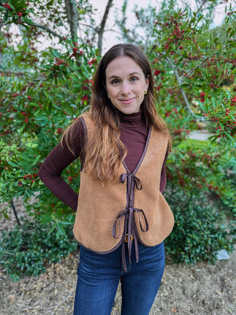 Double Tied Front Vest