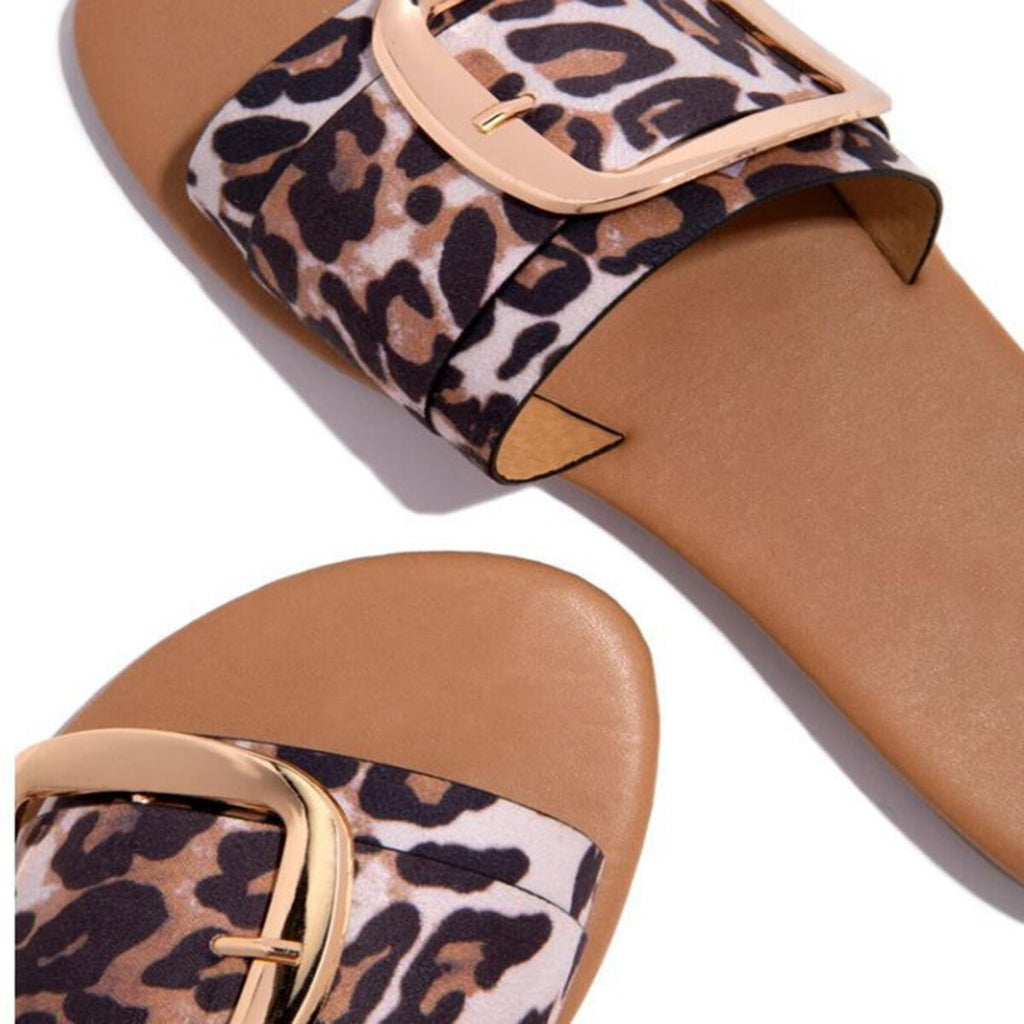 Open Toe Buckle Sandals - size chart