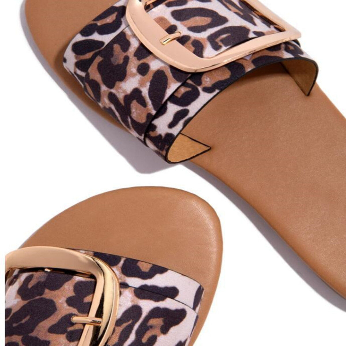 Open Toe Buckle Sandals - size chart
