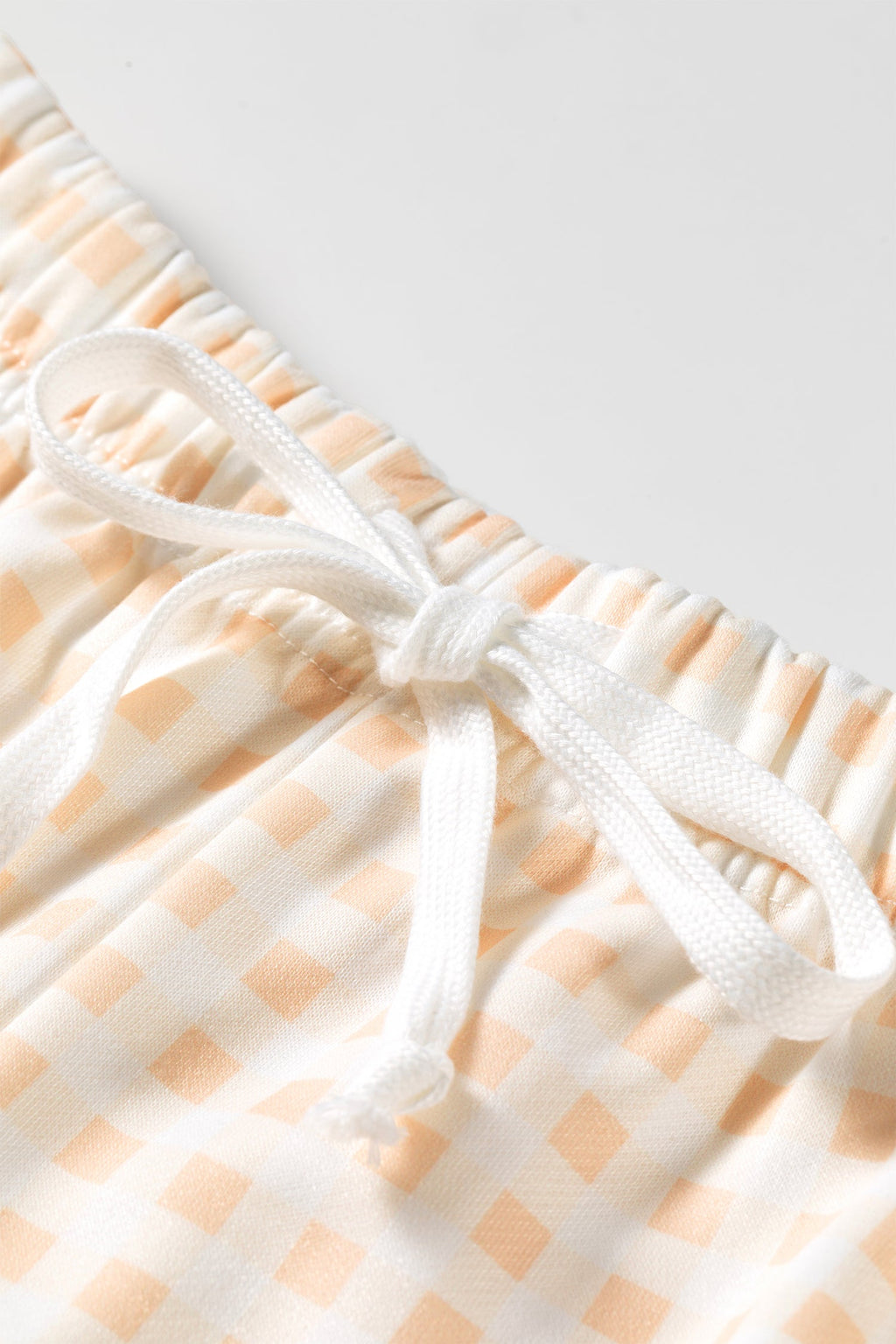 Gingham plaid set styled look
