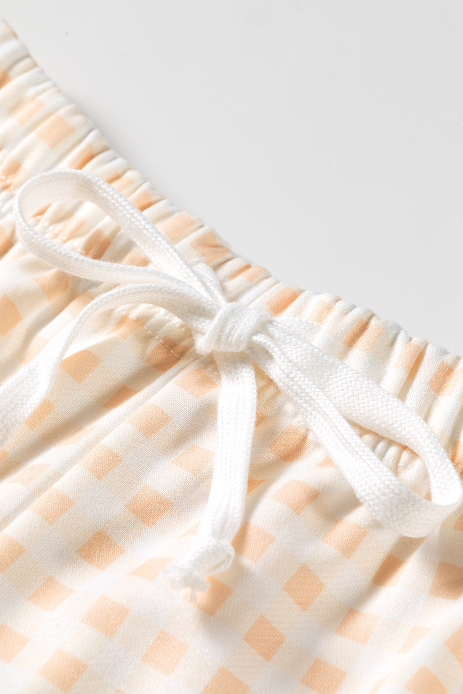 Gingham plaid set styled look