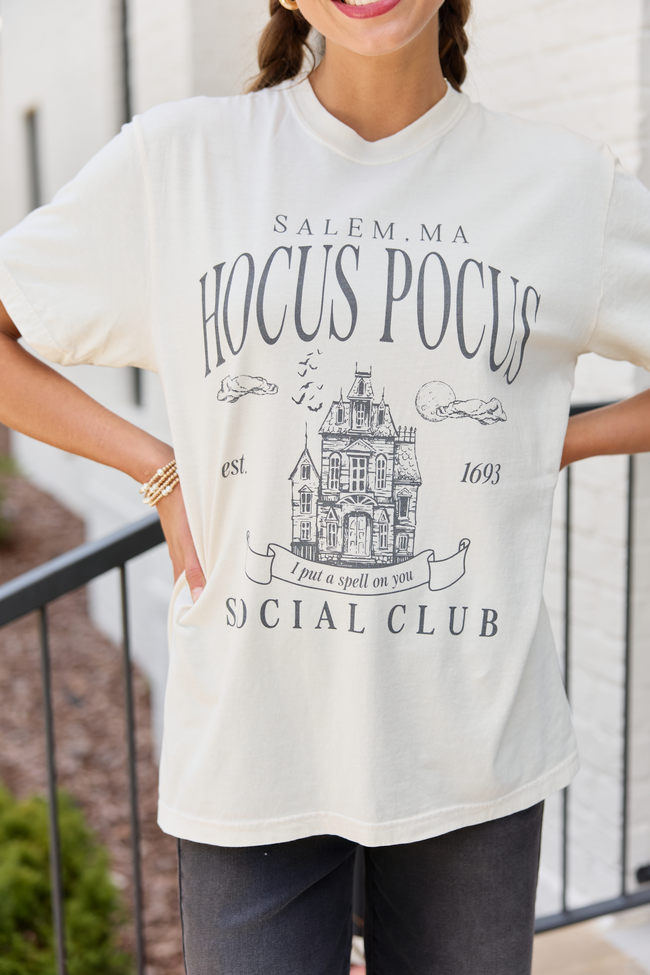 Hocus Pocus Ivory Graphic Tee, detail view