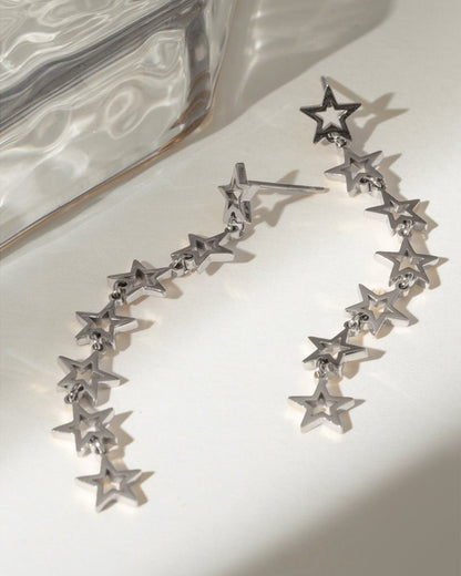 Cutout Star Earrings