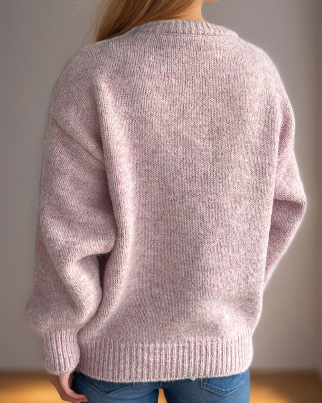 Round Neck Long Sleeve Sweater