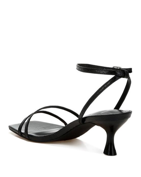 Deacon Strappy Kitten Heel