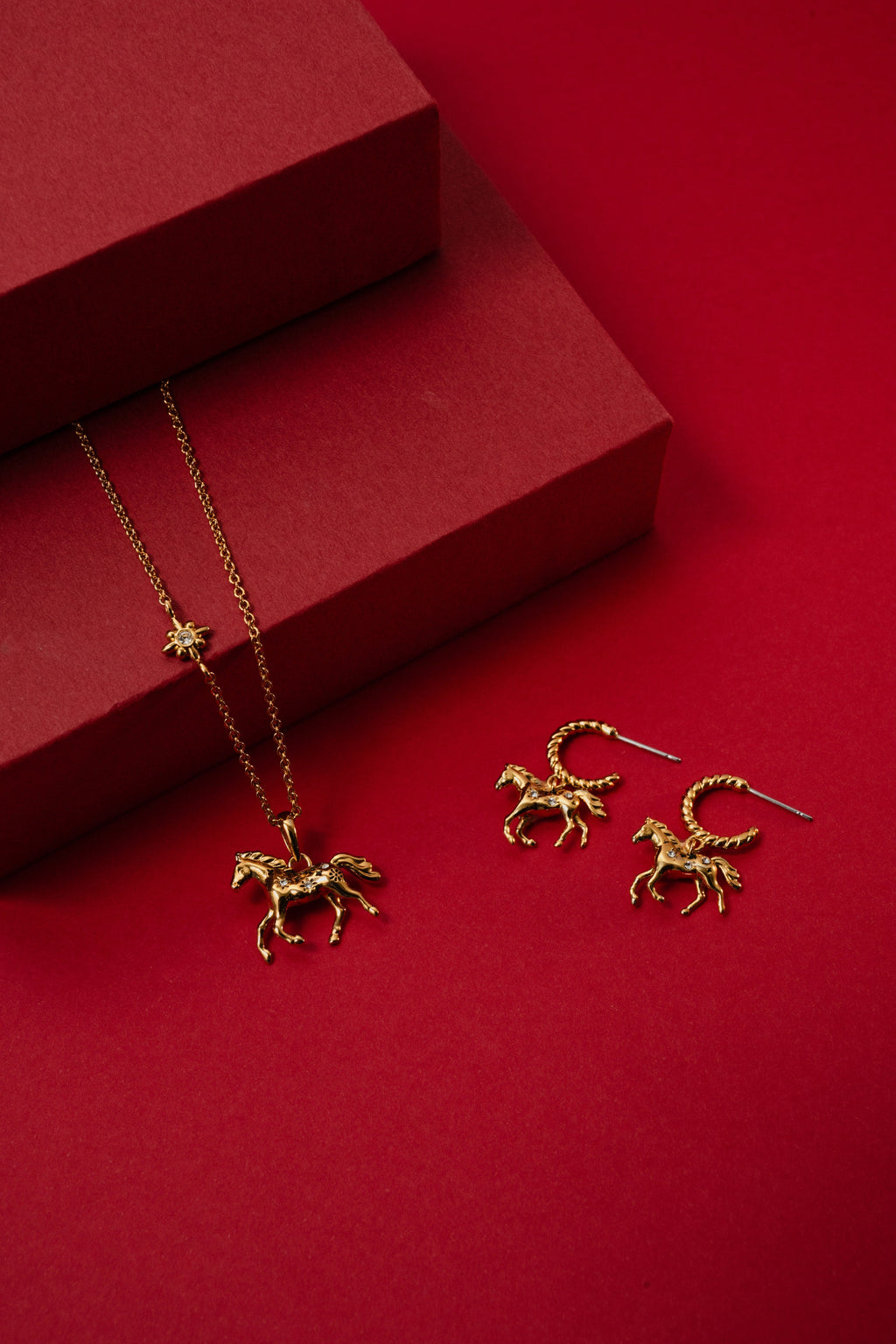 Horse Girl Pendant Necklace lifestyle photo