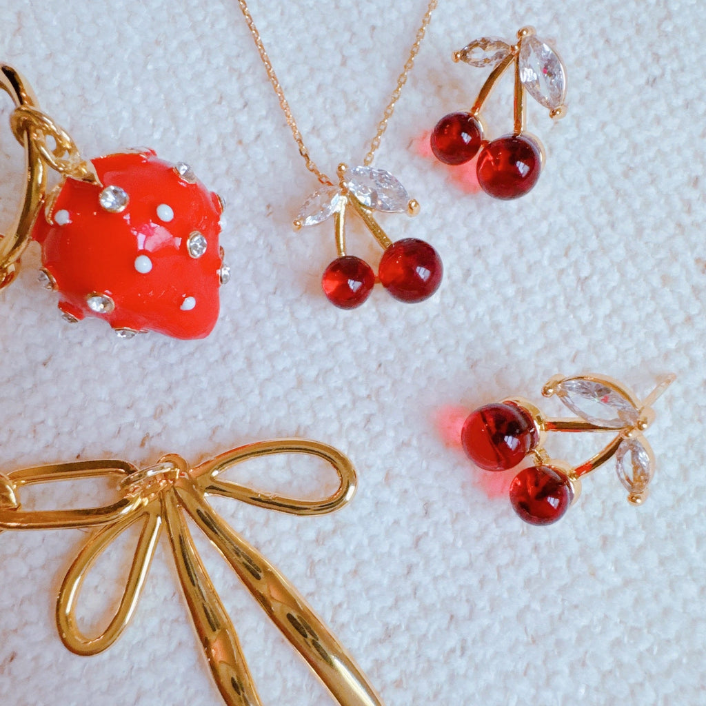All The Sweetness Bag Charm - flat lay view