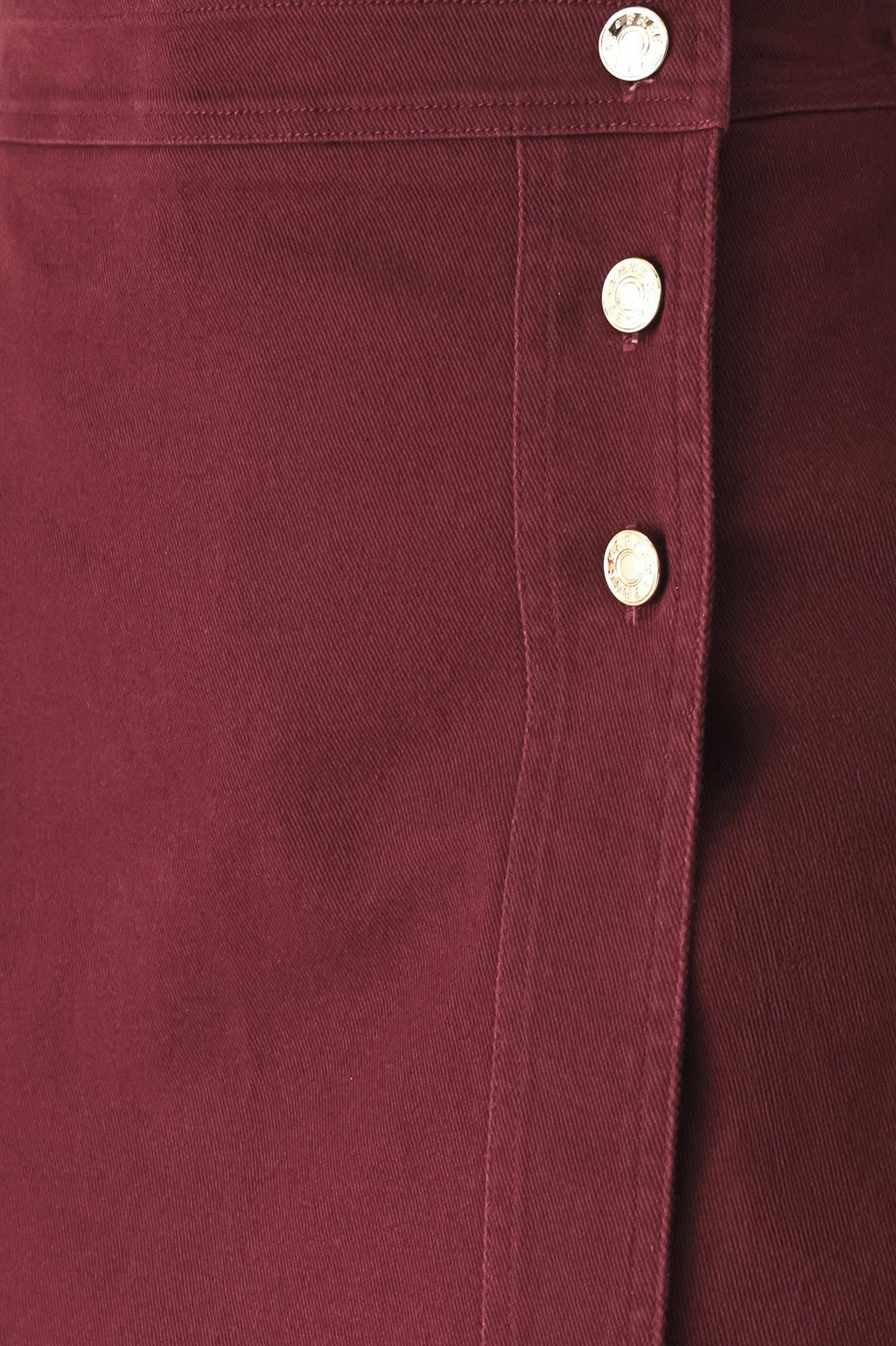 Merlot Ridge Woven Skort - button-front mini skort, view 7