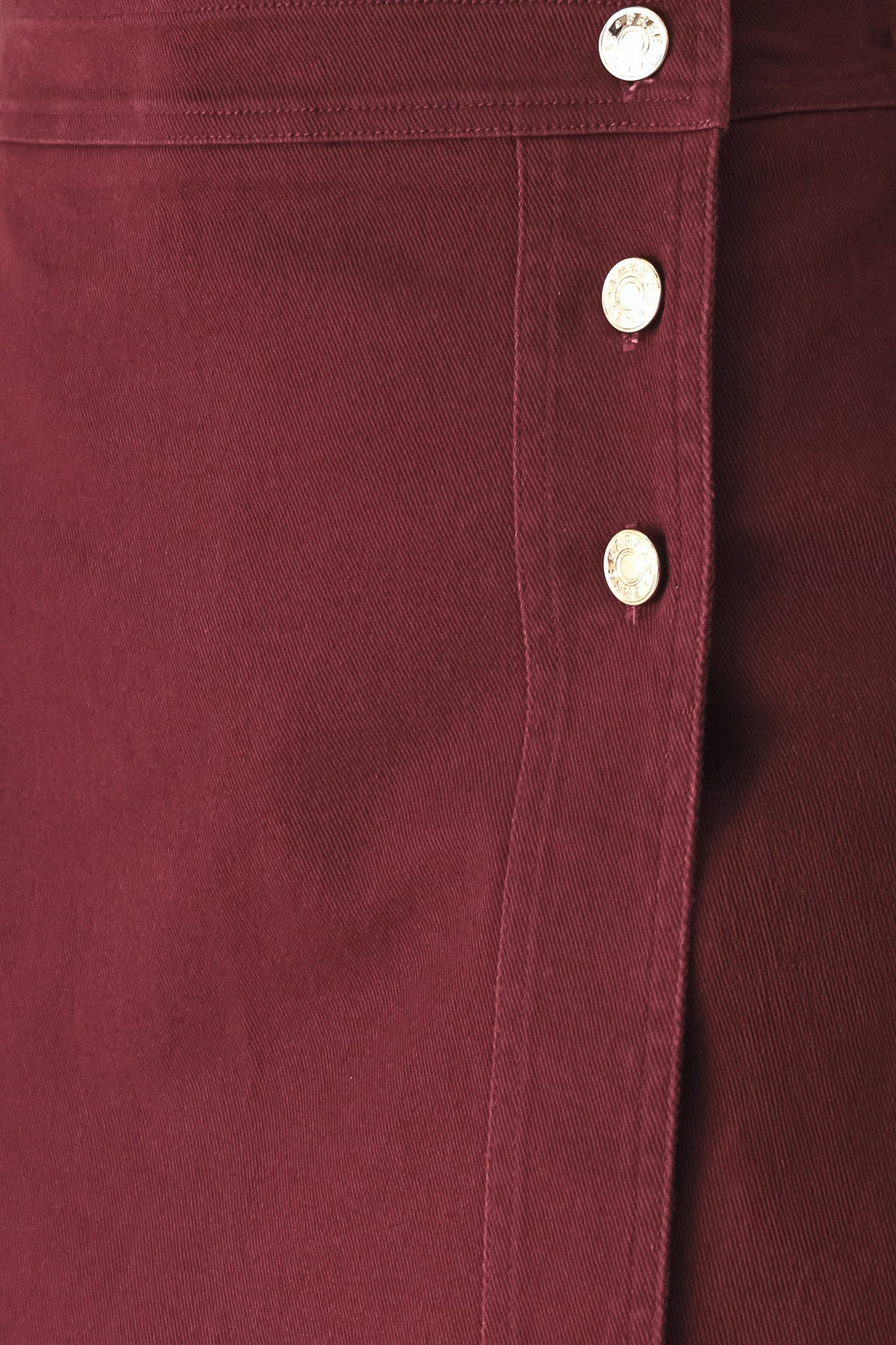 Merlot Ridge Woven Skort - button-front mini skort, view 7