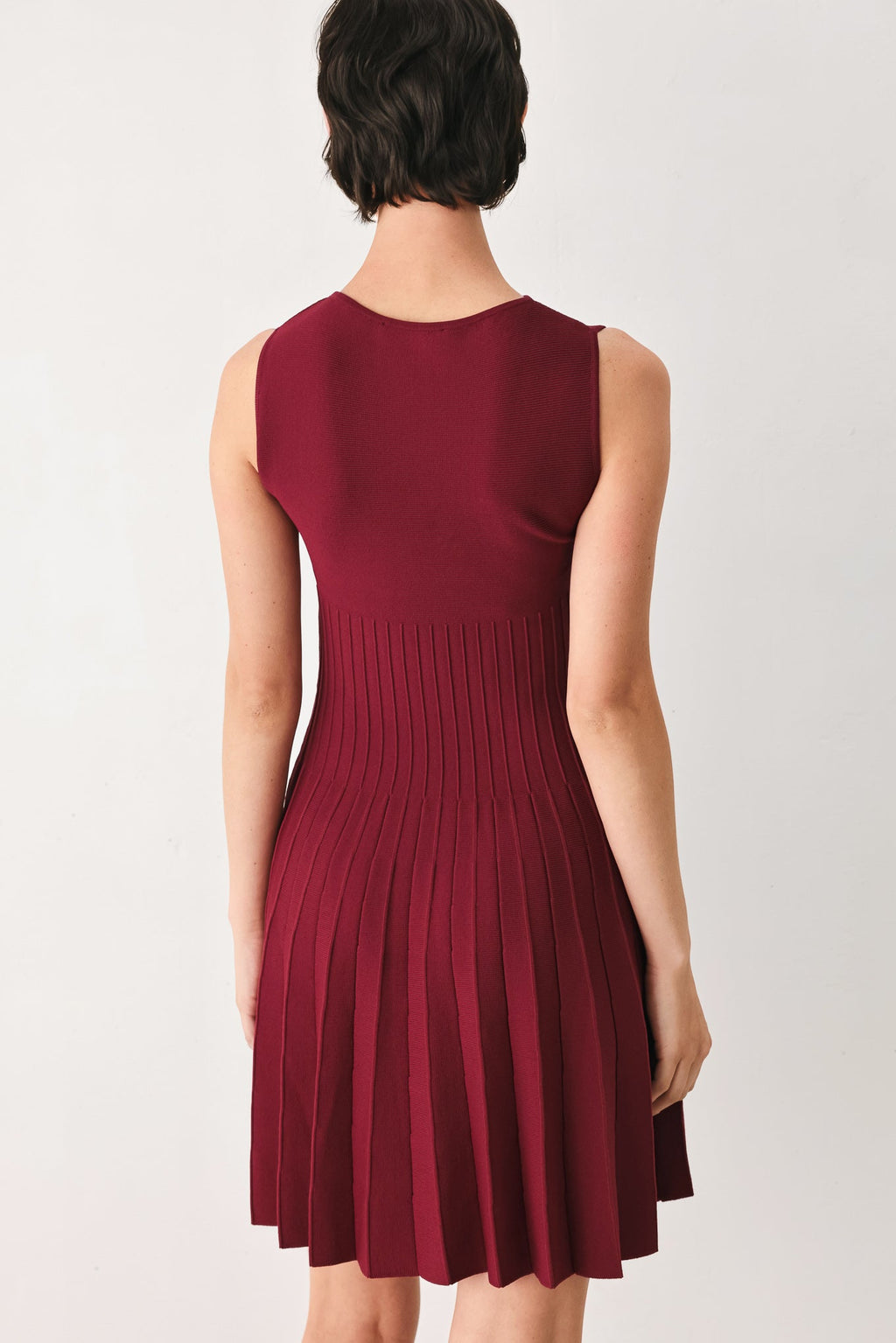 Weekend Estate Sweater Knit Mini Dress - pleated mini dress, view 7