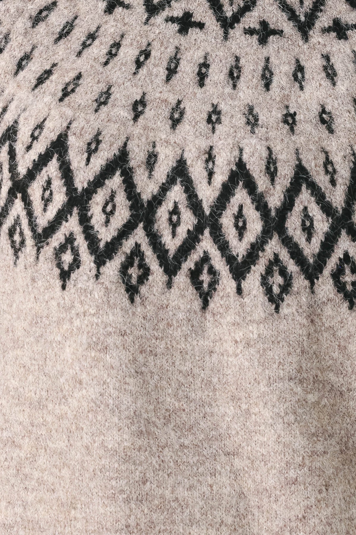 Serenade Sweater Knit Pullover fabric swatch, taupe