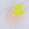 Strawberry Hair Claw - flat lay Pink and Red colorways