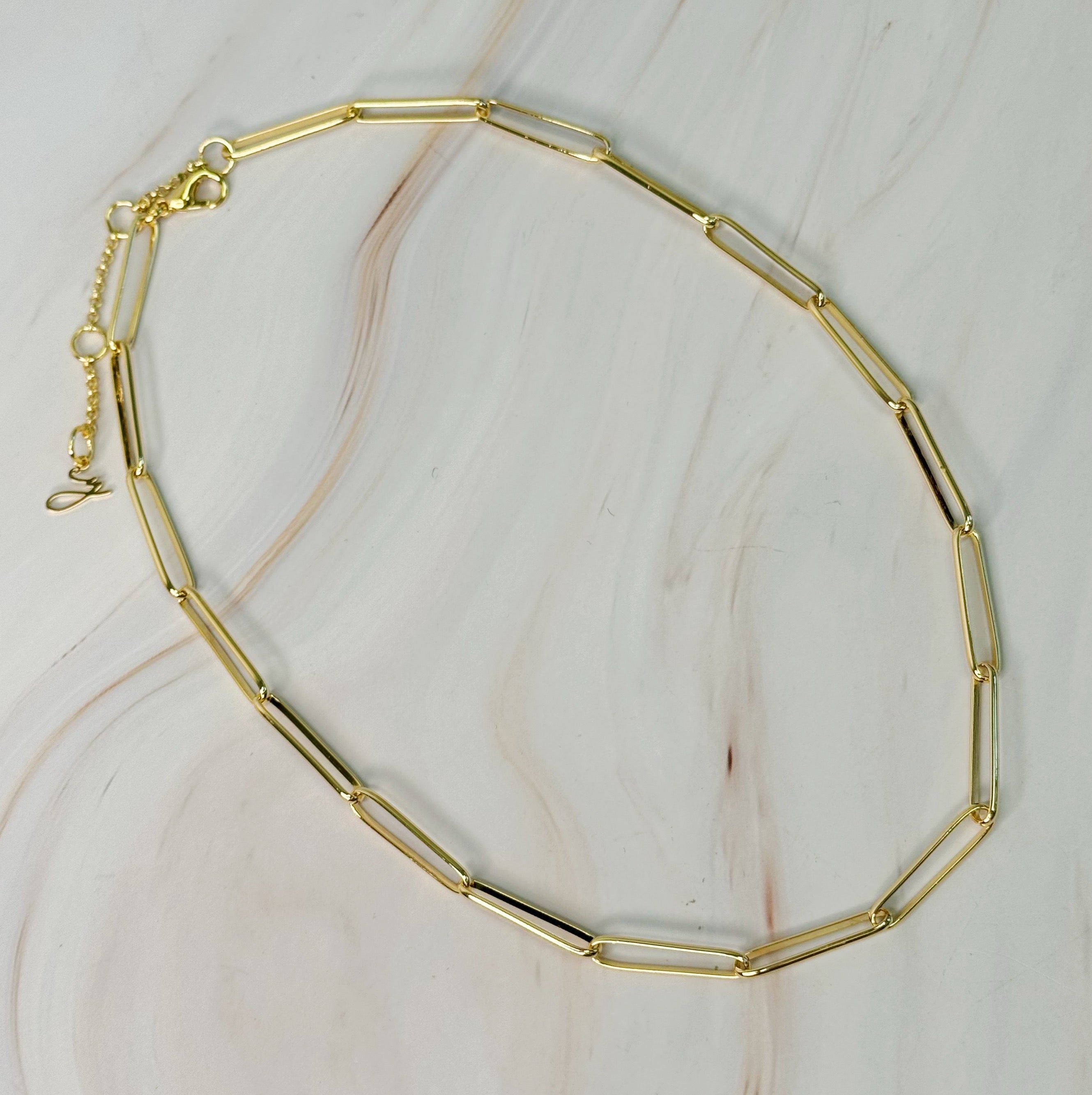Perfect Clip Link Chain Necklace - styled on model