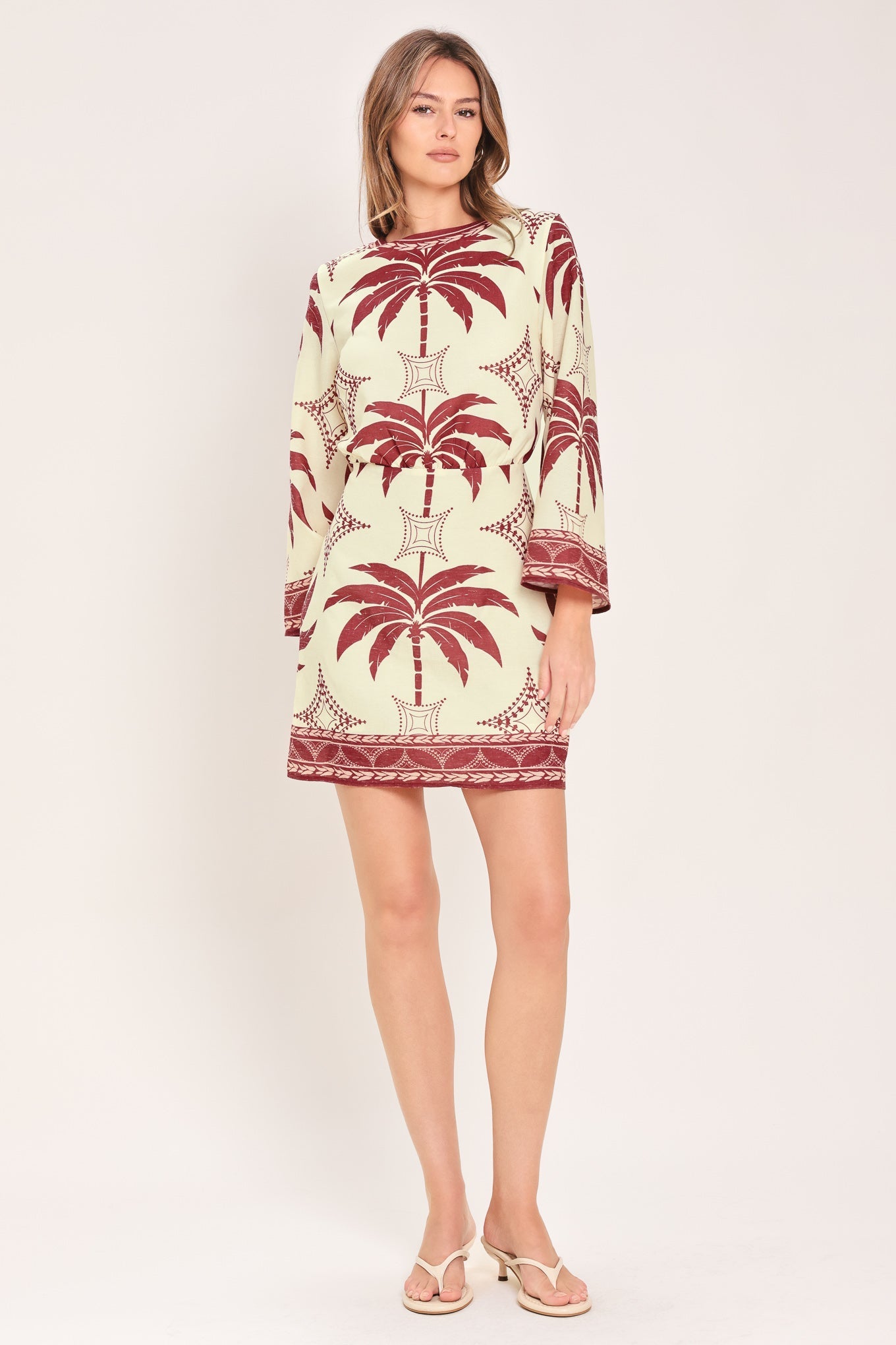 Paradise found dress round neckline detail
