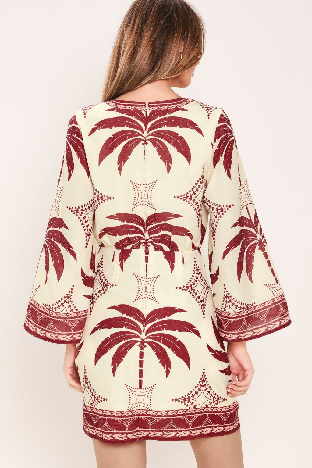 Paradise found dress back zipper detail