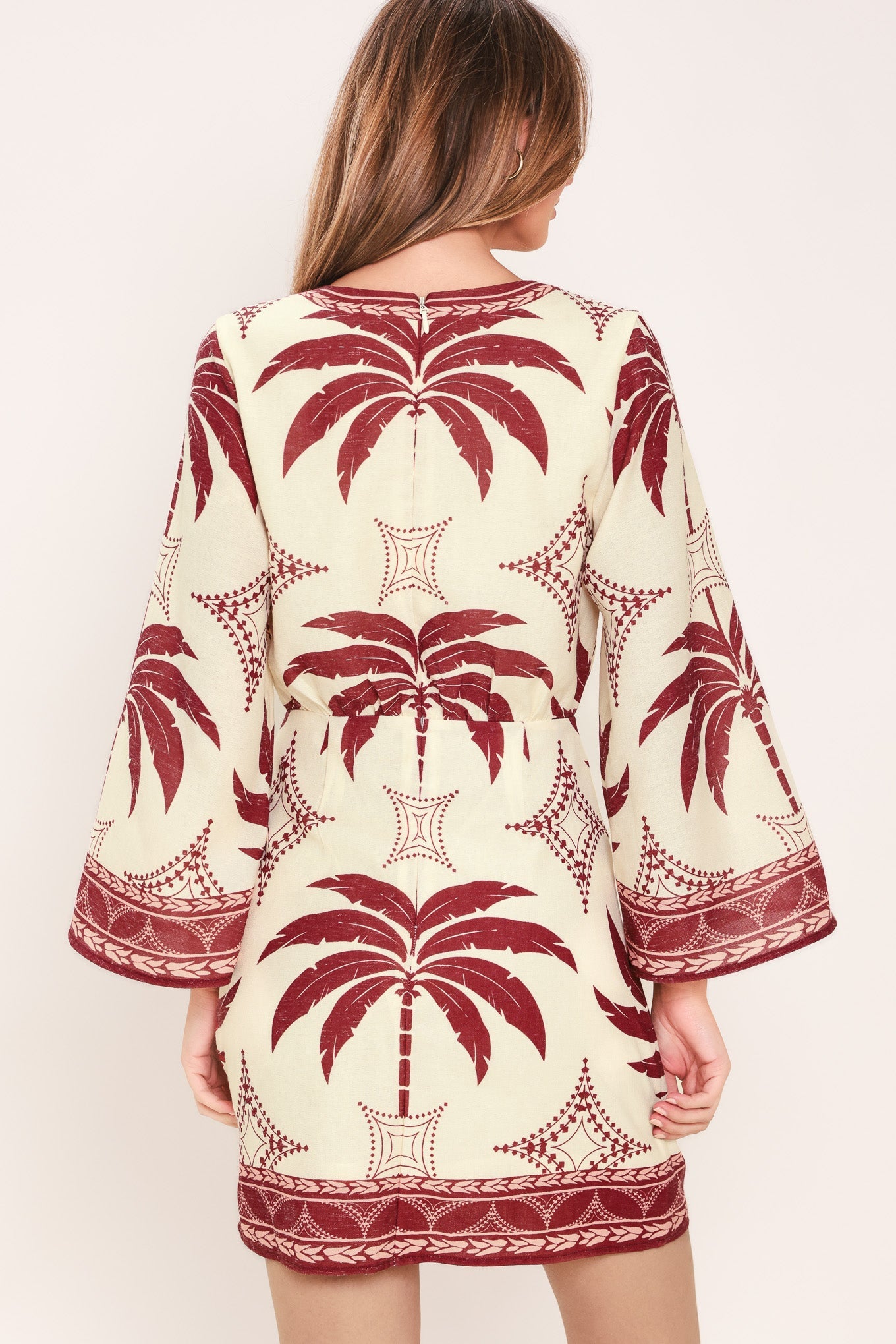 Paradise found dress back zipper detail
