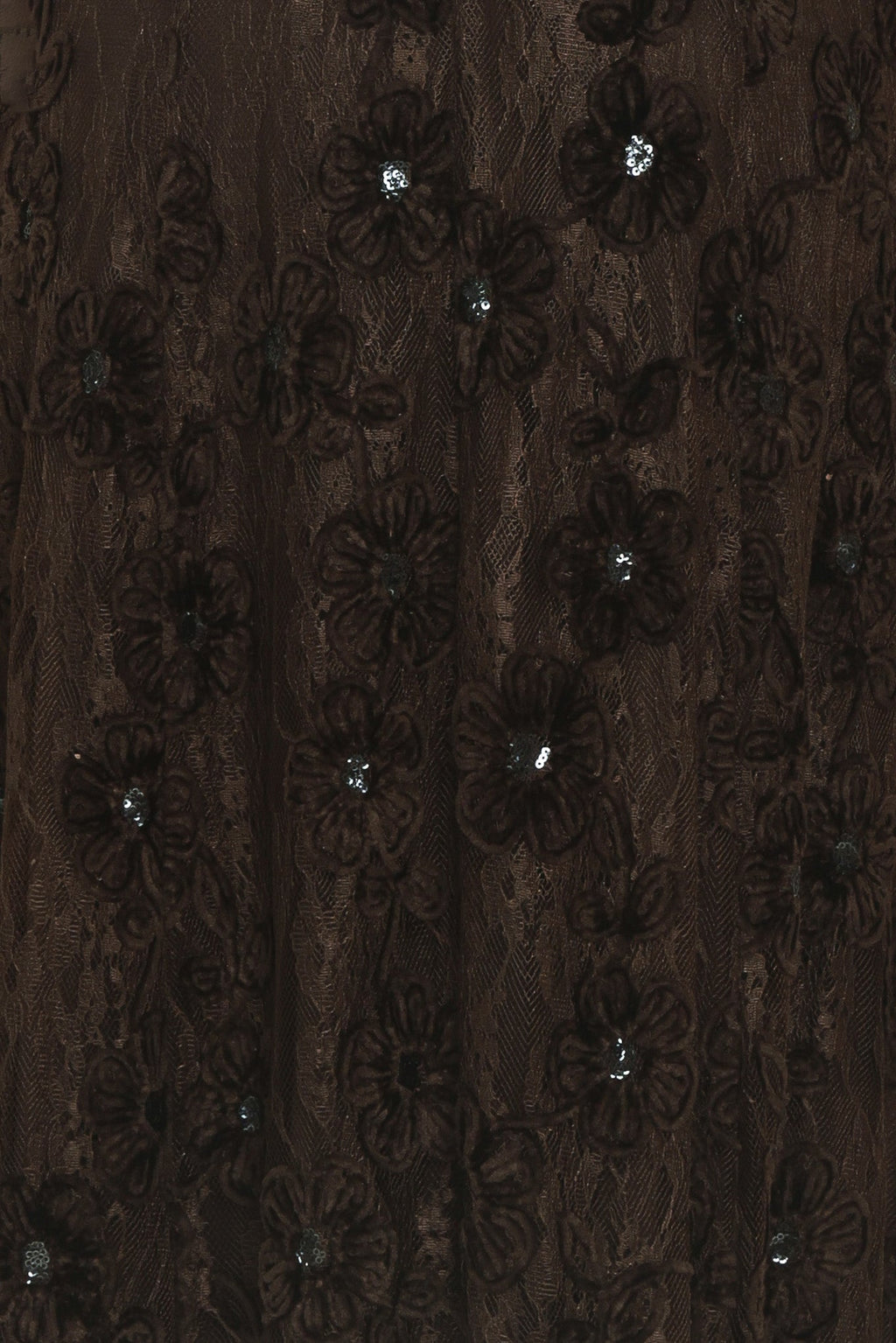 Golden Hour Brown Textured Strappy Dress fabric swatch