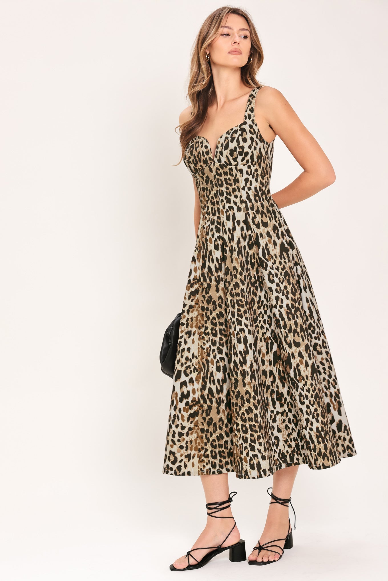 Desert rose dress styled look