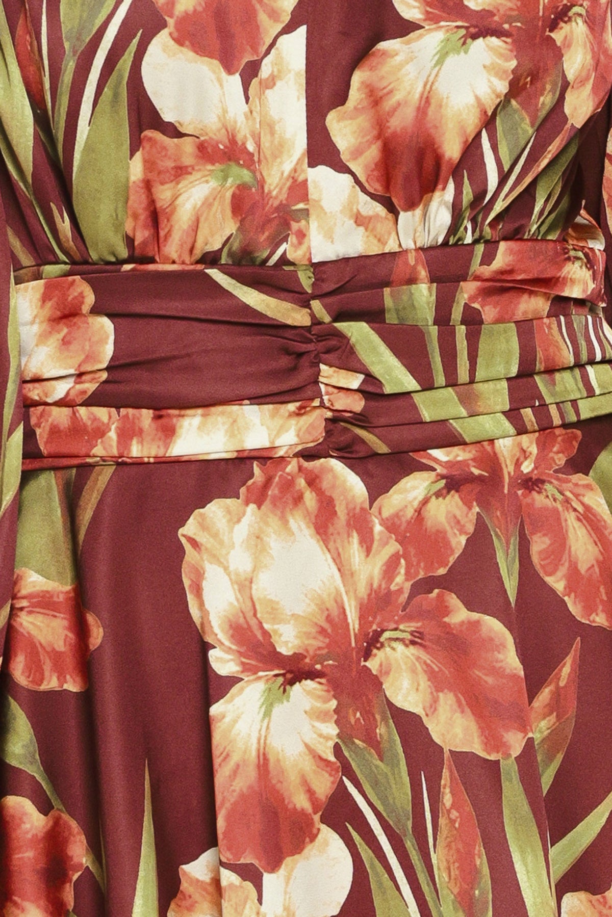 Burgundy Crush tiered mini dress, view 7
