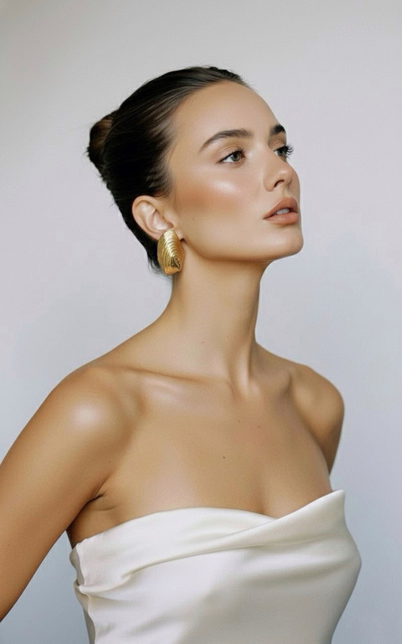 Isla Earrings - side profile view