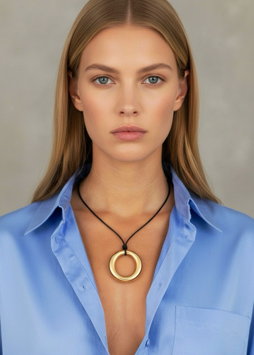 Sunline Necklace - styled on model