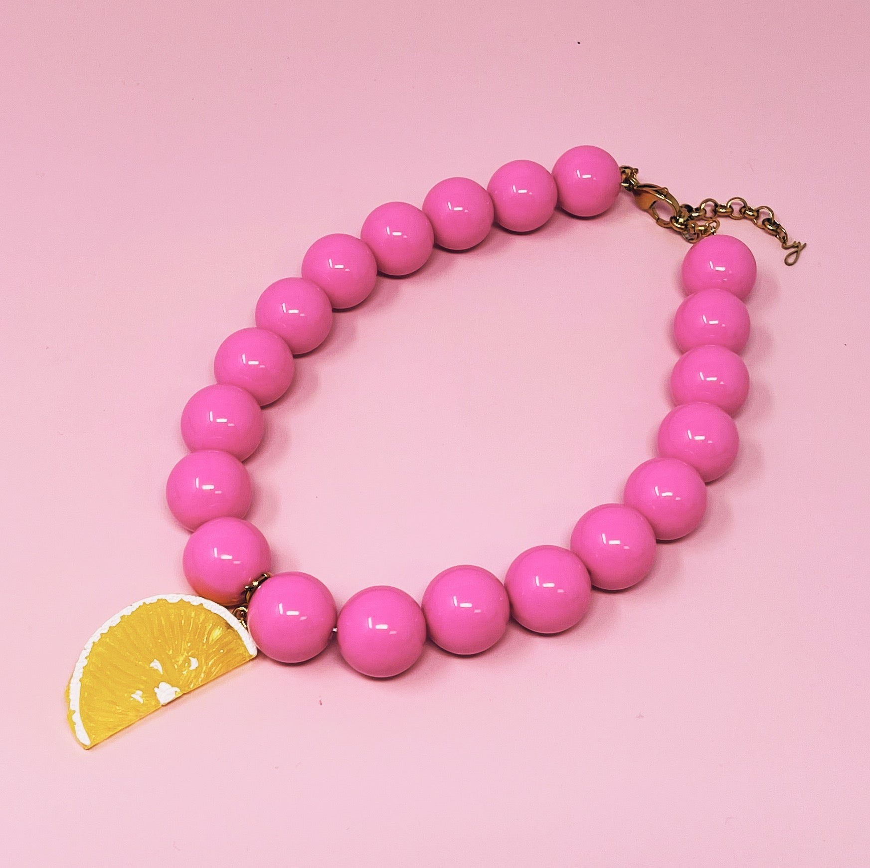 Color Bauble Sweet Fruit Lovely Necklace - styled on model